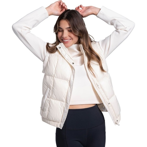 Lole Jackets & Blazers - NWT Lole Rose Synth Down Vest in Winter Weight Lightweight Vegan Size XL